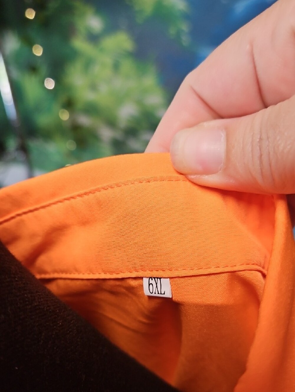 Unbranded Orange Button Up - Picture 2 of 5